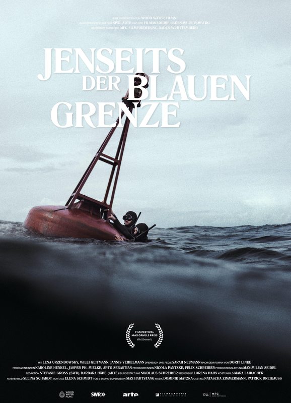 Filmplakat 'Jenseits der blauen Grenze'